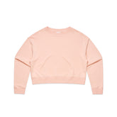 WOMENS CROP CREW BLACK XS